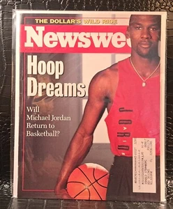 Michael Jordan Newsweek March 20, 1995 Vintage Chicago Bulls HOF - Picture 1 of 5
