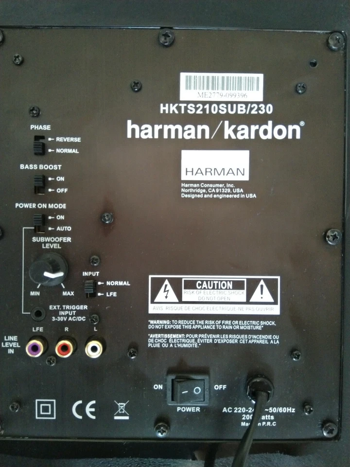 Reparaturservice Elektronik HKTS210 / 220 Subwoofer Harman Kardon keine Funktion - Bild 1 von 1