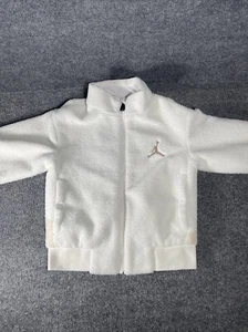 Jordan Jumpman Girls High Pile Sherpa Jacket Size Small 8-10 Years - Picture 1 of 9