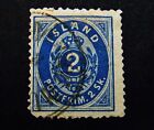nystamps Iceland Stamp # 1 Used $3600          Y17y942