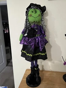 Pier 1 Imports Haunted Halloween Hexe Figur 24" stehend 2014 - Bild 1 von 7