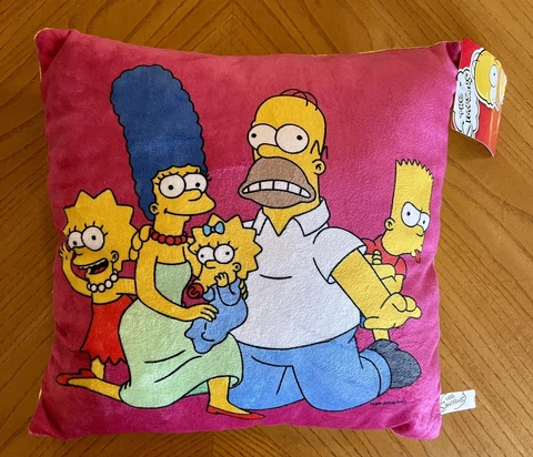 HTF The Simpsons Family Pillow Plush Soft 12" Factory 20th Century Fox NEW R1 Cover
