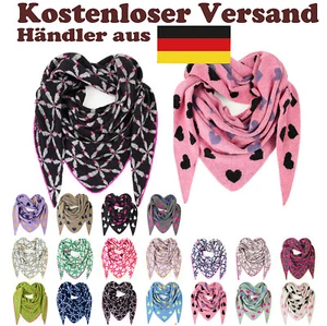 Damen Schal XXL Strick Dreieck Schal Halstuch Dreieckstuch kuschelig flauschig - Bild 1 von 18