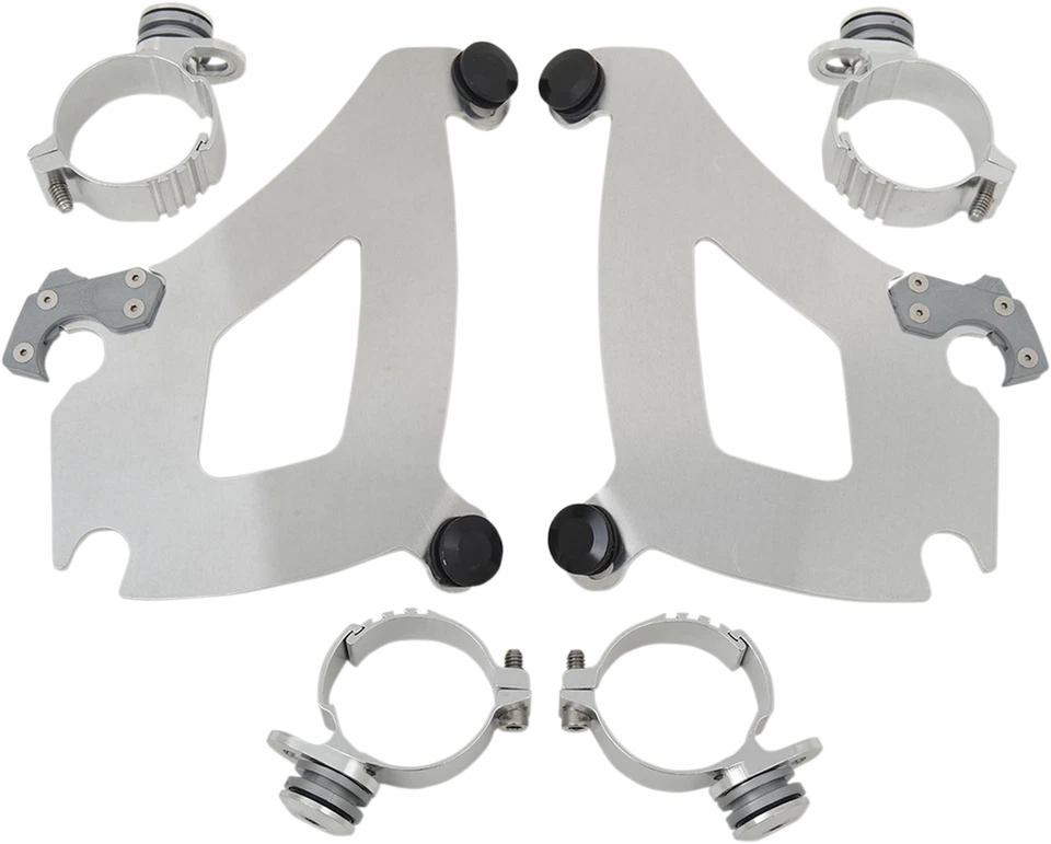 Kit de montaje de gatillo-bloqueo pulido Memphis Shades para carenado de ala de murciélago MEK1998 Foto 1 de 1