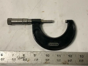 MACHINIST. LATHE MILL Machinist Starrett 2" Micrometer Gage ShM - Picture 1 of 3