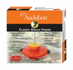 Audubon Oriole 12 oz. Plastic Jelly and Nectar Station Bird Feeder 8 - Picture 1 of 1