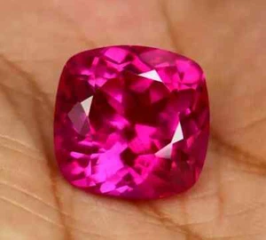Piedra preciosa suelta corte cojín zafiro rosa natural certificado de 5,85 quilates con regalo gratis - Imagen 1 de 7
