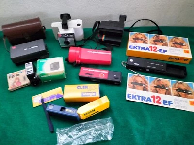 Lotto Macchine Fotografiche Fotocamera Vintage Kodak Polaroid Agfa x collectors - Bild 1 von 4