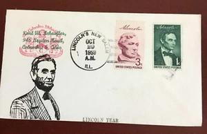 Nueva cubierta Salem de Abraham Lincoln primer día de Lincoln - Imagen 1 de 1