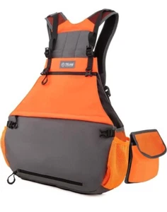 NWT Upland Hunting Vest Pheasant Upland Outdoor New Grey Orange - Picture 1 of 9