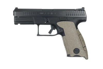 Empuñaduras de garra para CZ P-10 Compacto 9 mm Empuñadura de correa trasera pequeña en goma musgo 072M Foto 1 de 4