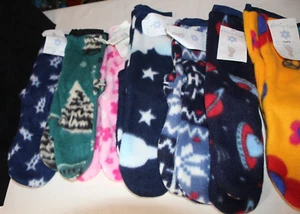 Calcetines Polar Polar Zapatillas xx Talla Pequeña Elige Patrón Hecho a Mano ÚNICOS NOS - Imagen 1 de 56