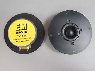 Par de 4 ohmios TL10-21 cúpula de seda 75 vatios RMS tweeter Foto 1 de 3