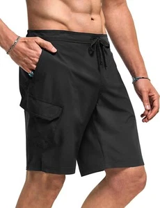 TSLA Men's Swim Trunks, Quick Dry Swimming Beach Board Shorts, Lightweight Swimw - Picture 1 of 35