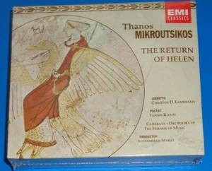 THANOS MIKROUTSIKOS The Return of Helen - EMI Classics 2CD SEALED - Foto 1 di 2