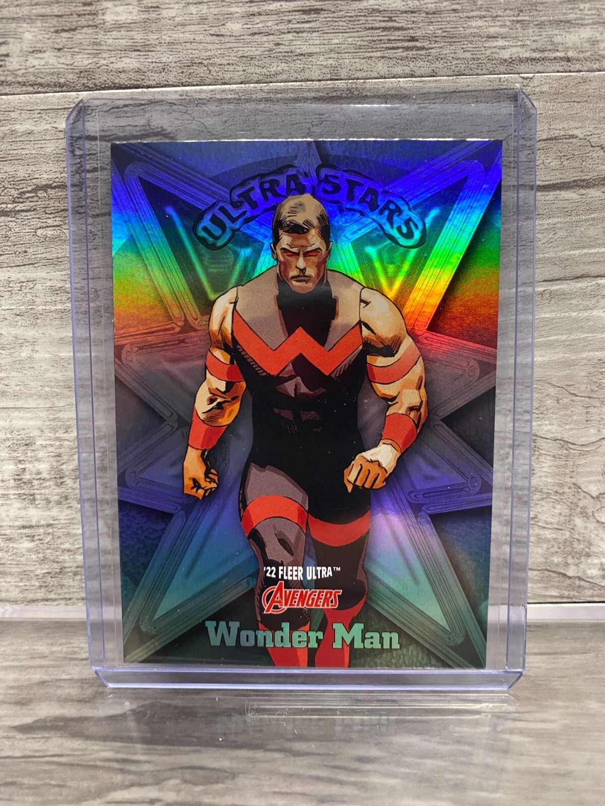 2022 Fleer Ultra Marvel Avengers Wonder Man Ultra Stars Foil Insert #US50