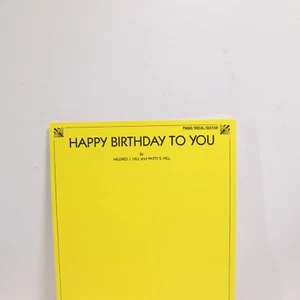 suHill Happy Birthday to You Piano Sheet Music 1935 Summy-Birchard - Picture 1 of 6