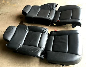 BMW F02 Long Rear Heated Leather Seat Seats Back Cushion Electric & massage - Picture 1 of 12
