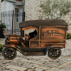 Affilatore matita rame miniatura camion consegna pacco servizio - Foto 1 di 9