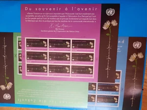 UN - 2008 - THREE OFFICES - MNH - HOLOCAUST MEMORIAL - KB - Picture 1 of 1