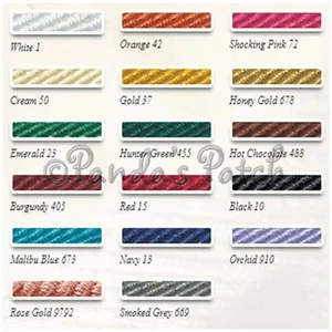 5 mm Berisfords Gerste Twist Seil Kordel Wählen Sie Ihre Farbe und Länge kostenloser Versand