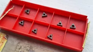 7 Sandvik carbide tips TCMT 06 T1 02-UF H13A ( TCMT06T102 06T102 TCMT 1.2(1.2)0 - Picture 1 of 2