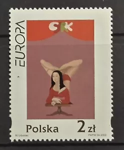 Poland: 2002 Europa CEPT/ The Circus. 1v, MNH - Picture 1 of 1