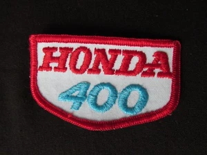 Vintage Honda Motocross "Honda 400" Embroidered Patch 2" x 3" - Picture 1 of 3
