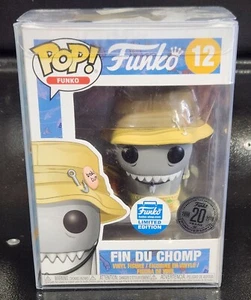 Funko Pop! Vinyl Figure - Funko #12 - Fin Du Chomp. Funko Exclusive W/ Protector - Picture 1 of 6