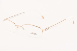 SILHOUETTE 4267 206051 Zenlight Nylor Gold White Eyeglasses 4267 20 6051 51mm - Picture 1 of 3