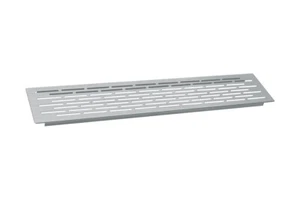Kitchen cabinet worktop plinth heat vent grill 500 x 100 mm brushed steel - Picture 1 of 3