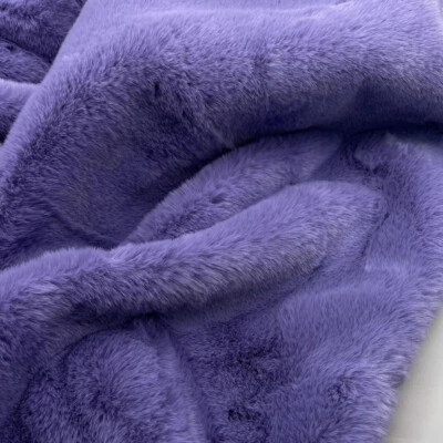 Thick Faux Rex Rabbit Fur Fabric for Crafting Apparel Bedding Accessory 50x160cm - Image 1 of 4