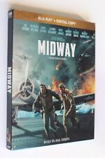 MIDWAY  : Blu-ray with Slipcover Woody Harrelson - Excellent Film Bluray A us/ca