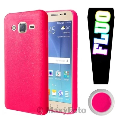 CUSTODIA SILICONE BACK CASE FLUO COVER GEL GLITTER ULTRA SOTTILE LG K8 LTE ROSA - Immagine 1 di 4