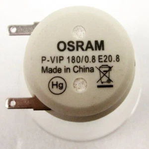 BOMBILLA ORIGINAL ORIGINAL DE FABRICANTE ORIGINAL OSRAM P-VIP 180/0.8 E20.8 PARA MUCHOS PROYECTORES NLU - Imagen 1 de 1