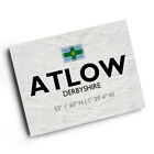 A3 PRINT - Atlow, Derbyshire - Lat/Long SK2348