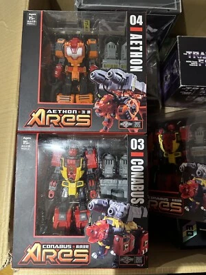 Transformer TFC Toys Combiner ARES 04+CONABUS 03 Masterpiece Predaking Set War - Image 1 of 2