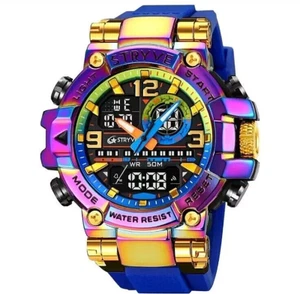 Mens Business Fashion Diver Watch Top Brand Luxury Sports Waterproof Chronograph - Picture 1 of 12