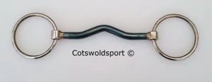 CS Blue Alloy Mullen Mouth Happy Tongue Horse Bit 5.0" 125mm NEW - Picture 1 of 1