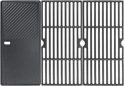 GFTIME Gusseisen Grillrost 43x63cm für Enders Boston 3, Monroe Pro 3, Charbroil, Barbec