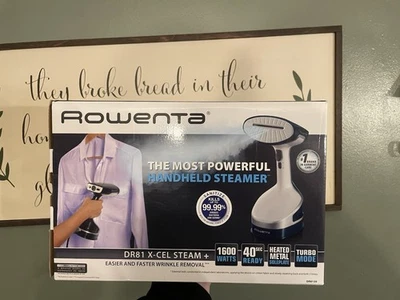 Rowenta Handheld Garment Steamer DR81 X-Cel Steam Sanitize Clothes Furniture NEW - Image 1 of 4