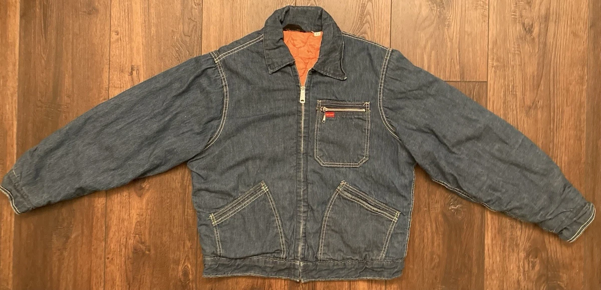 60s～ denim anorak Parker vintage talon 60s～ denim anorak Parker