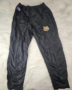 Pantalones cortavientos deportivos Russell vintage forrados logotipo de tigre (M) defecto - Imagen 1 de 10