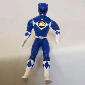 Figura de acción Blue Power Ranger Saban 4" 1995 Mighty Morphin Power Rangers - Imagen 1 de 5