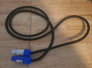 Powercon Cable, 3 Con, 14 AWG 6'ft 2 Connectors NAC3FCB -NAC3FCA 250V 20A, 3 Pin - Picture 1 of 3