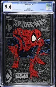 Spider-Man #1 (1990) CGC9.4 4597759014 Silver Edition - Todd McFarlane Classic! - Picture 1 of 2