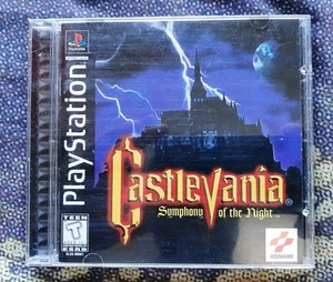 Castlevania Symphony of the Night PS1 Black Label Case Complete & Clean (Konami) - Picture 1 of 8