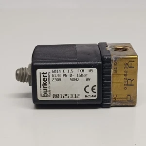 NUEVO Electroválvula de latón Burkert 6014-C 1,5 mm FKM 00125332 Alemania Bürkert - Imagen 1 de 10