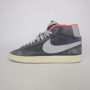 Nike Mid Blazer Entrenador UK6 EU 40 Gamuza Gris Tenis Unisex Zapato 538282-402 - Imagen 1 de 10