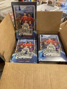 2021-22 Topps Stadium Club Chrome UEFA Champions League Soccer Hobby Box READ! - Picture 1 of 2